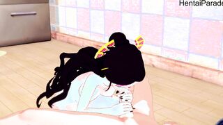 Pov-Dealing with Daki from Demon Slayer [Hentai 3D]