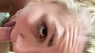 Blonde tinder date BLOWS, and BUTTERS up for ANAL slam