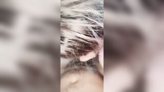 $25 FELLATIO shy Lot Lizard didn't wanna sho her face! Young slut