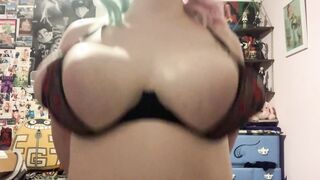 How Huge Till my Natural Monstrous Breasts Bounce Out of my New Panties? - Miss Lofn Amateur Tit Bdsm