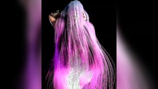 Blue Hair Cartoon Breast And Booty Expansion Dance