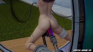 Hinata Rough Nailed Sex Machine