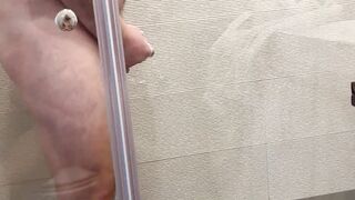 step MILF saw jerking me and helped me cum Sloppy