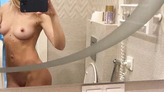 step MILF saw jerking me and helped me cum Sloppy