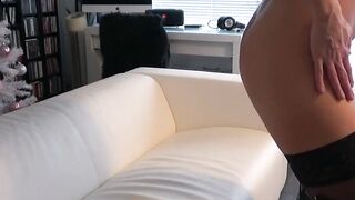 Long Butt Swedish Skank Fucks Herself Till She Explodes