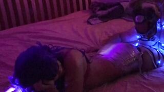 Raver cunt with mouth Assjob Skirt