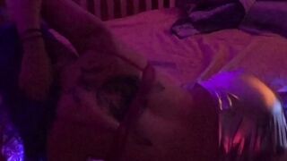 Raver cunt with mouth Assjob Skirt