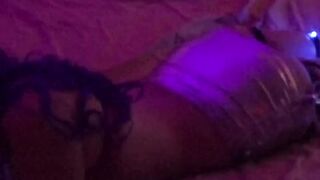 Raver cunt with mouth Assjob Skirt