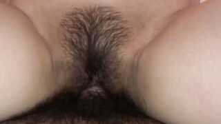 Bombshell boosty oriental bitch got screwed and creampied her unshaved