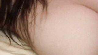 Bombshell boosty oriental bitch got screwed and creampied her unshaved