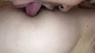 Bombshell boosty oriental bitch got screwed and creampied her unshaved