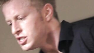 German business teens onlyfan screwed inside clothes with the boss