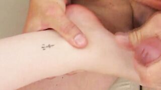 DESPERATE WIFEY CHEATING SEX WITH STRANGER WHEN HUBBY AWAY