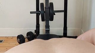 Naked workout and fucking
