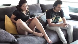 Sister-inside-law Enjoying getting vagina and butt pierced by hubby's friend