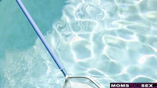 Stepmom and Daughter Compete For Pool Boy's Penis - S6:E10