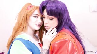 Asuka and Misato want cumshot