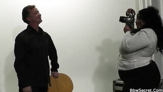 White man fucks mega-jugs bbw plumper