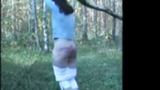 Crying bimbos whipped with switch