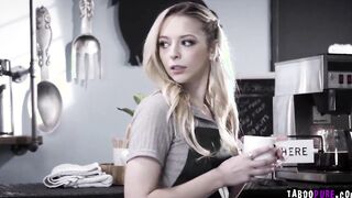 Lily Larimar sinks to her knees and offer Alex Jett