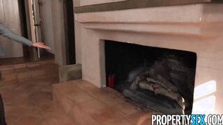 PropertySex Enticing Dark Haired Real Estate Agent Hottie Convinces Picky Client