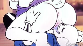 Toriel x Sans - Undertale Goat Milf Cougar