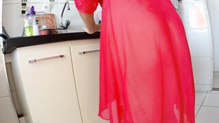 stepmom Seduced By Her stepson into The Kitchen Early Morning | Real Private