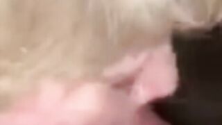 Blow job blows out all his cum