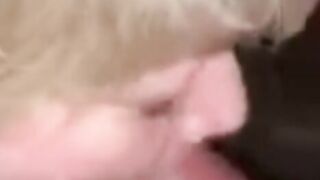 Blow job blows out all his cum