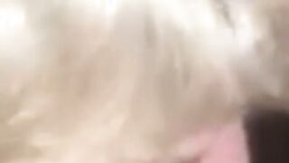 Blow job blows out all his cum