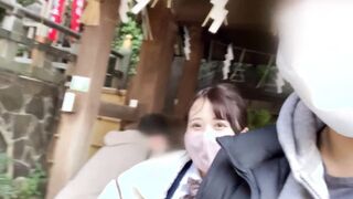 Japanese drooping eyes skank gets banged. Her hobby is swimming.