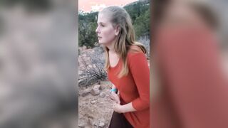 tits out walk