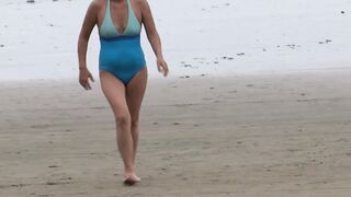 My wifey on the beach dig first time sex with her best friend's hubby, real cuckold hubby