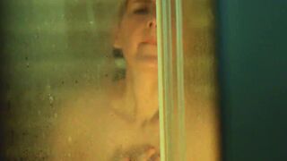 Caught sluts masturbation into the shower
