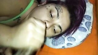 I wake up my sister rubbing my dick into her