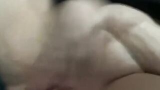 Milfs long twat: Fisting his cum inside me, BIG SQUIRT