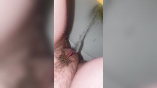 I held my pissing into for so big