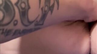Daddy fist me after cream pie