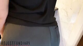fucking my adorable step daughter pov inside a luxury marble toilet