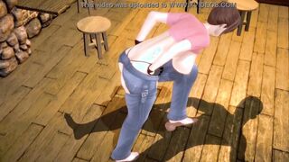 I SEEN A LONELY WOMEN AT THE BAR 3D CARTOON