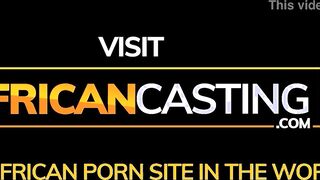 African College Girls Into Amateur Interracial Casting Compilation