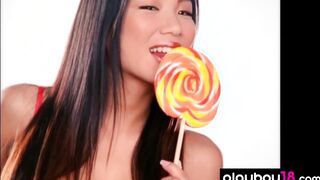 Slim japanese Goddess Hiromi Oshima reveals her big natural titted