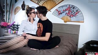 A very slutty 45-year-mature MOM cougar greedy for dick explains