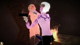 Princess Knight has Ruthless Sex with Evil Demon [3D Animated,