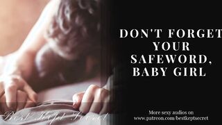 M4F- Don't Forget Your Safeword, Kitten - ASMR AUDIO -