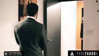 VIRGIN TABOO Ditzy Assistant Tiffany Watson Bangs Her Boss On