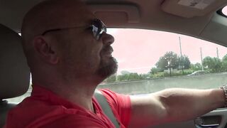 Swedish Cheating Wifey Deepthroats and Gags into Miami (point of view version)
