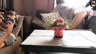Cheating milf housewife screamed on dick, cuckold pretended not to hear - TrueHomeBabe