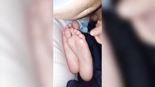 foot got covered