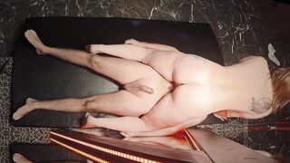 Curvy Pale Red Haired Cougar Full-Body Oil Strokes and Thick Juicy Thighs Thighjob Cum - Red Head Ale